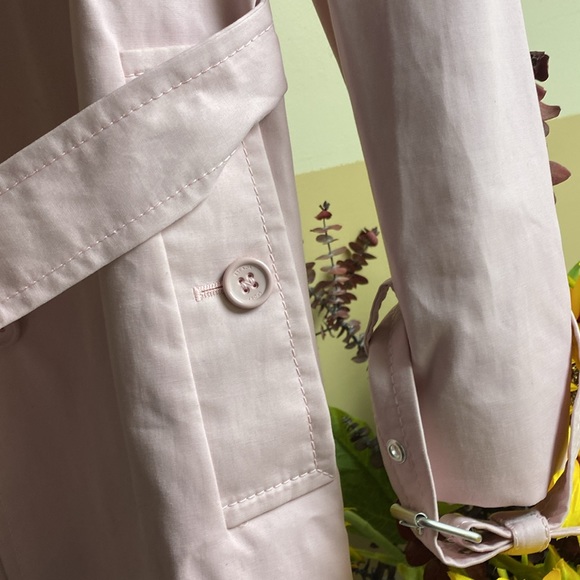 Escada Sport Pink CottonStretch Trench NewWithTags - Picture 11 of 16